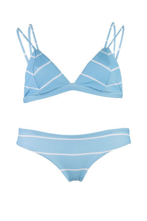 Safari - Light Blue Bralette Bikini Top